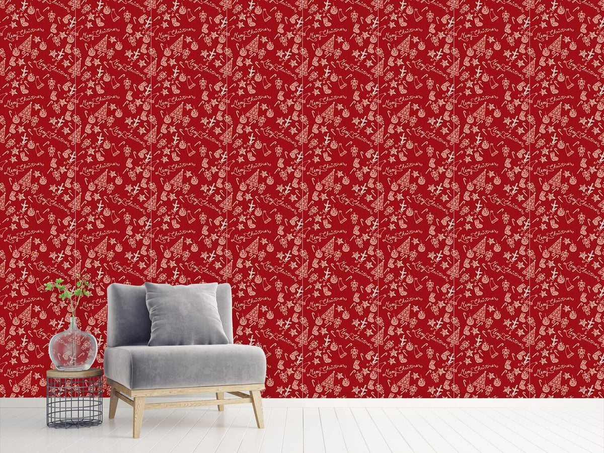 patterned-wallpaper-merry-christmas