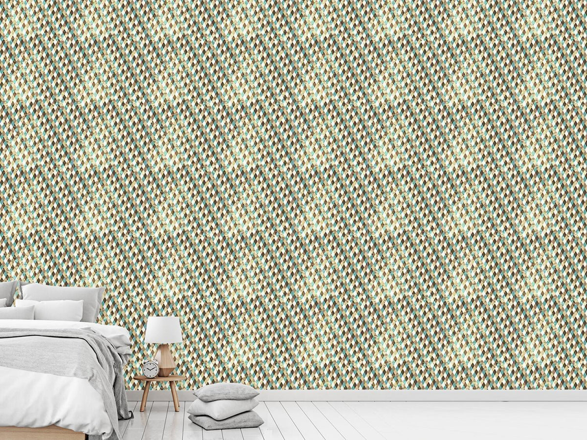patterned-wallpaper-retro-rhombus