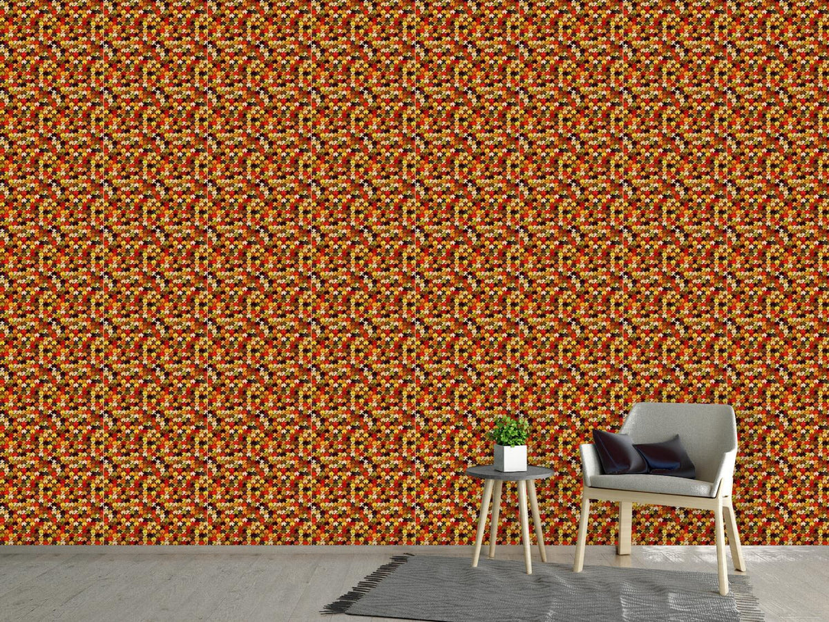 patterned-wallpaper-retro-puzzle