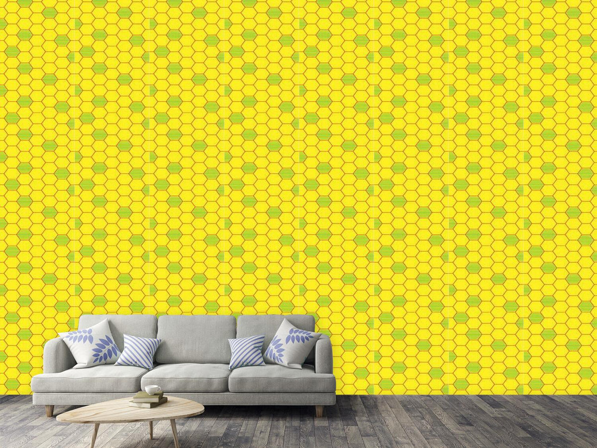patterned-wallpaper-honeycombs-prison