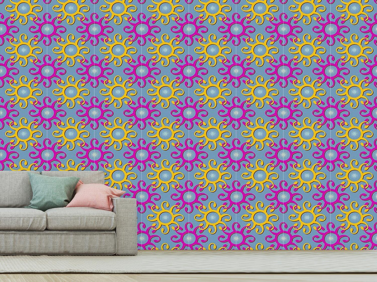 patterned-wallpaper-connection-of-the-sun