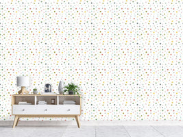 patterned-wallpaper-painted-polka-dot