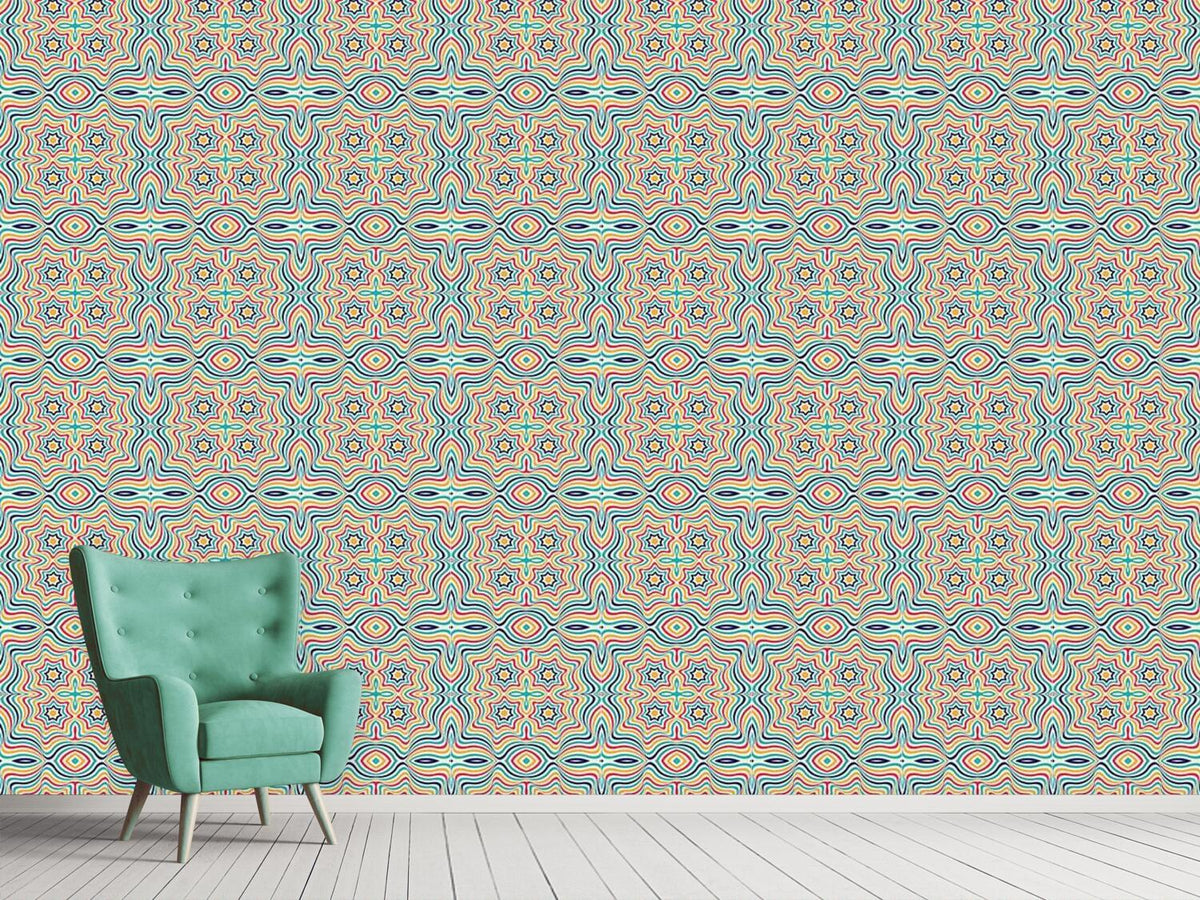patterned-wallpaper-clown-kaleidoscope