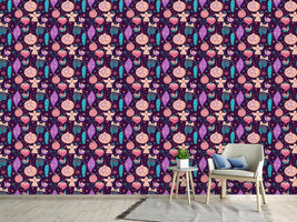 patterned-wallpaper-retro-christmas-baubles