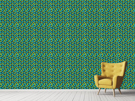 patterned-wallpaper-fruit-leaves