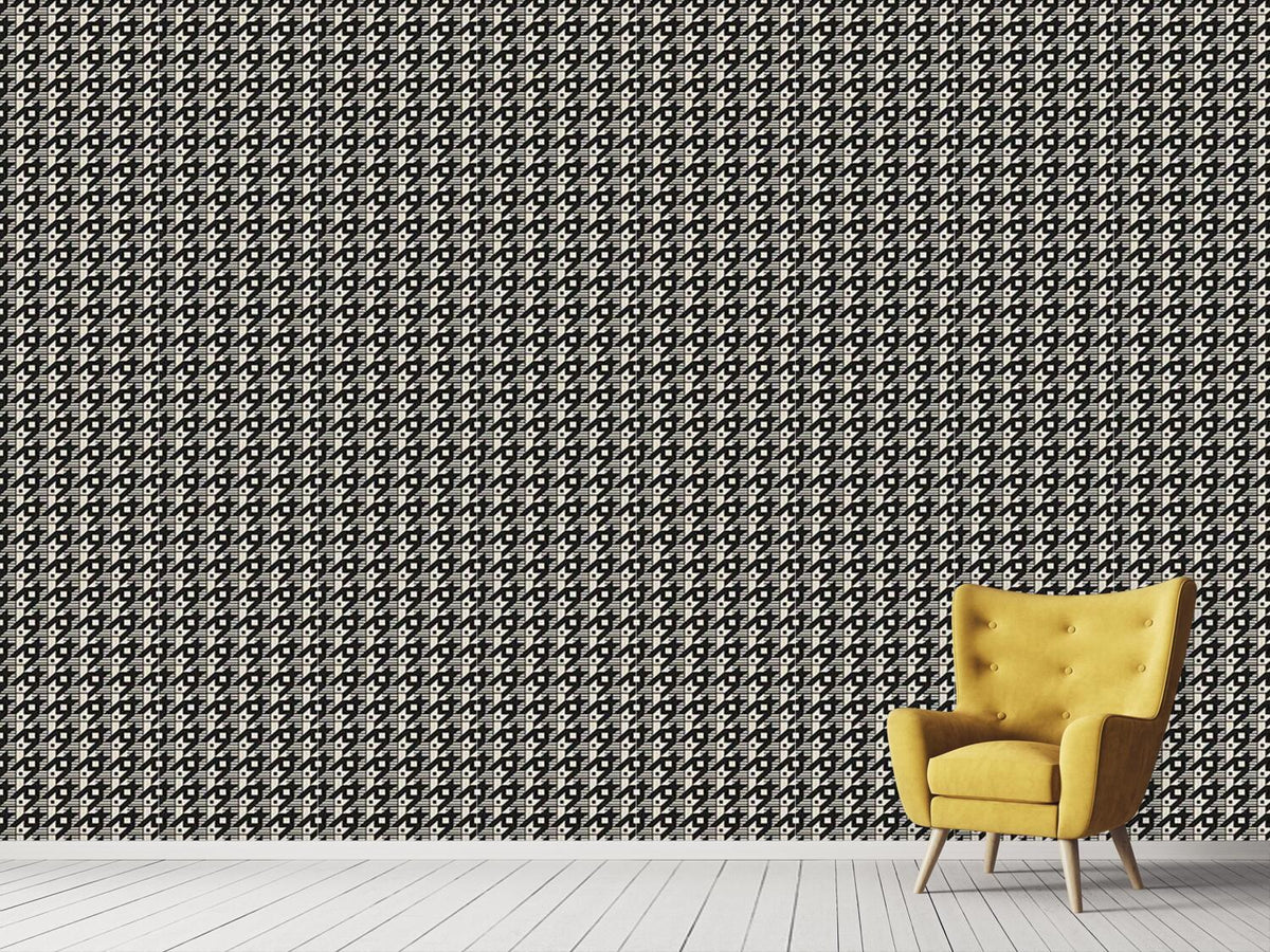 patterned-wallpaper-hounds-tooth-variation