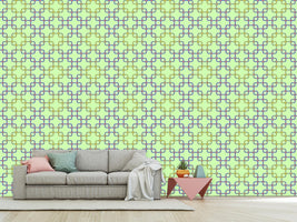 patterned-wallpaper-connection-of-squares