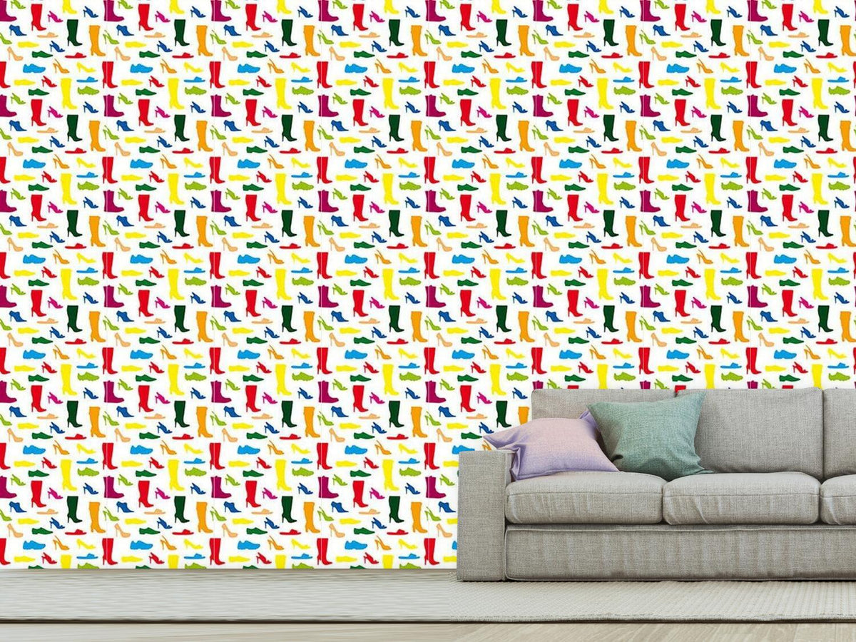 patterned-wallpaper-shoes