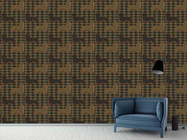 patterned-wallpaper-dachshunds-master-is-check-mate