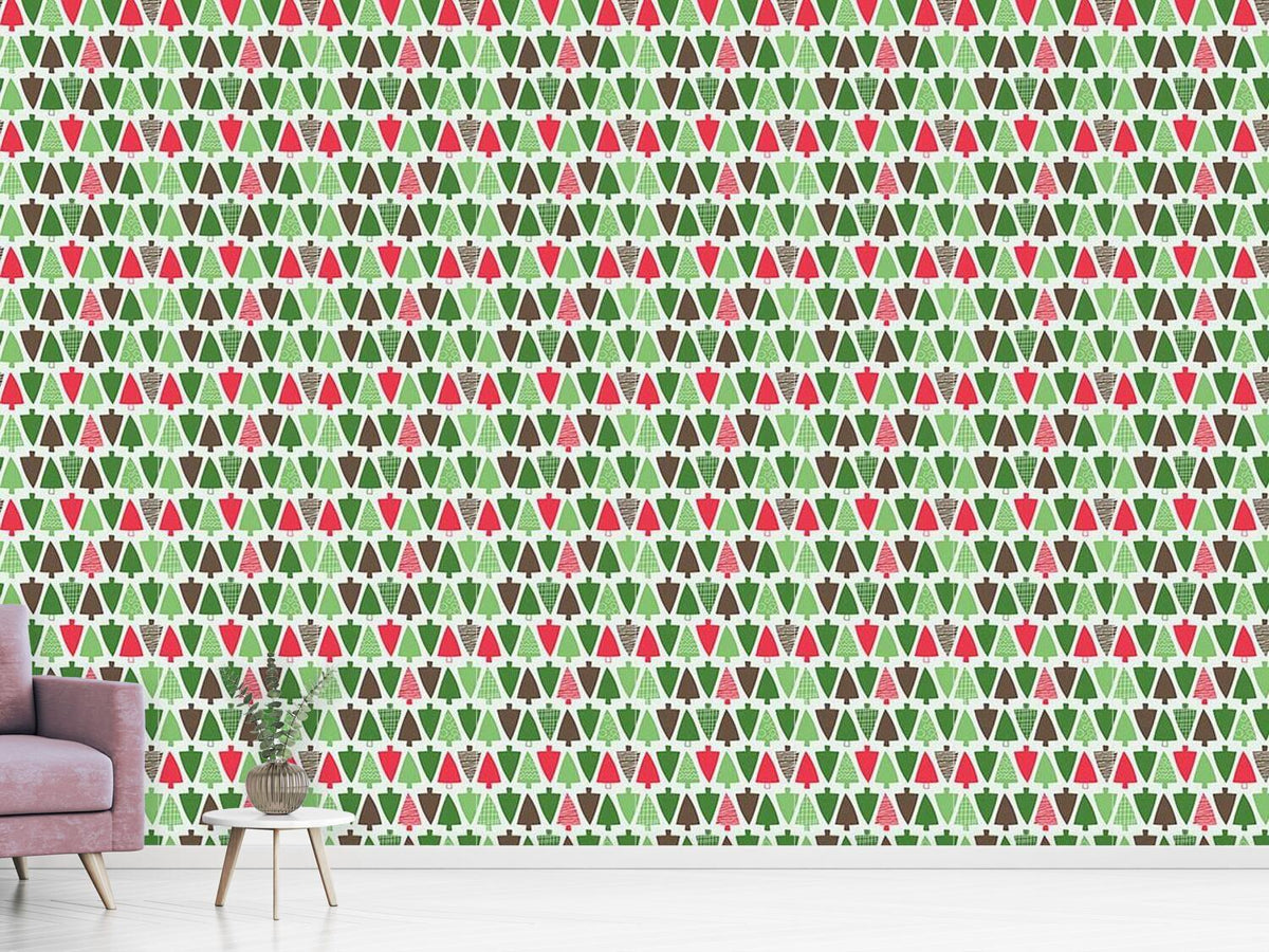 patterned-wallpaper-christmastree-alley