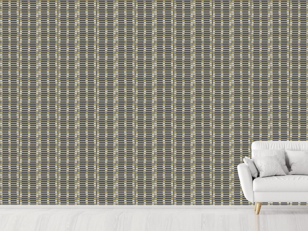 patterned-wallpaper-stacked-pallets