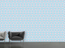 patterned-wallpaper-snowflakes-dance-on-dots