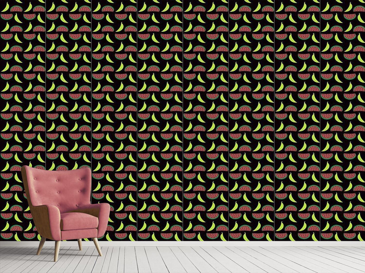 patterned-wallpaper-bella-banana-meets-manni-melon