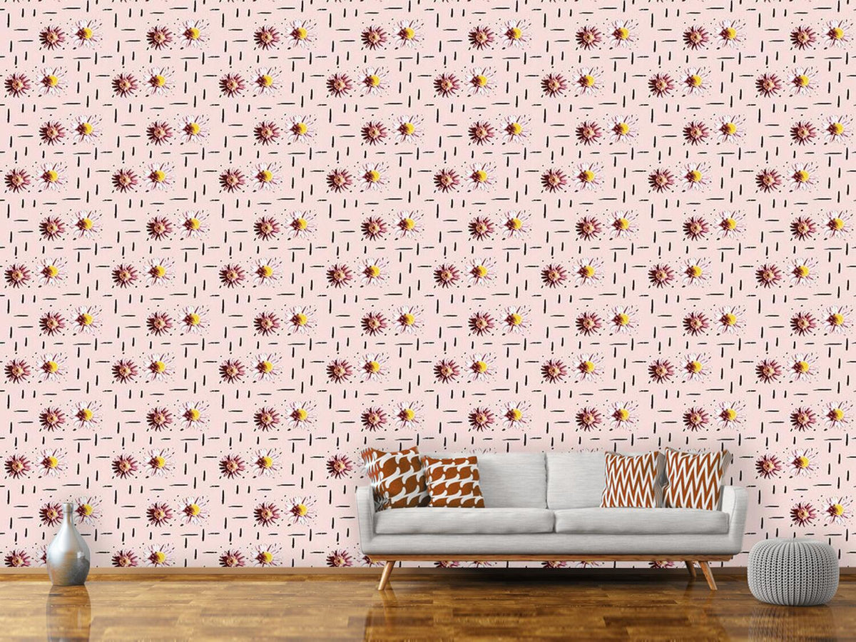 patterned-wallpaper-counting-daisies