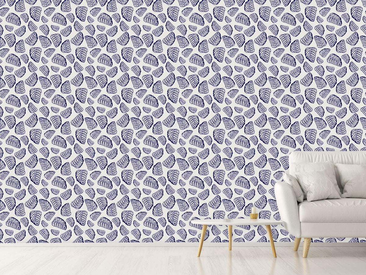 patterned-wallpaper-peppermint-leaves