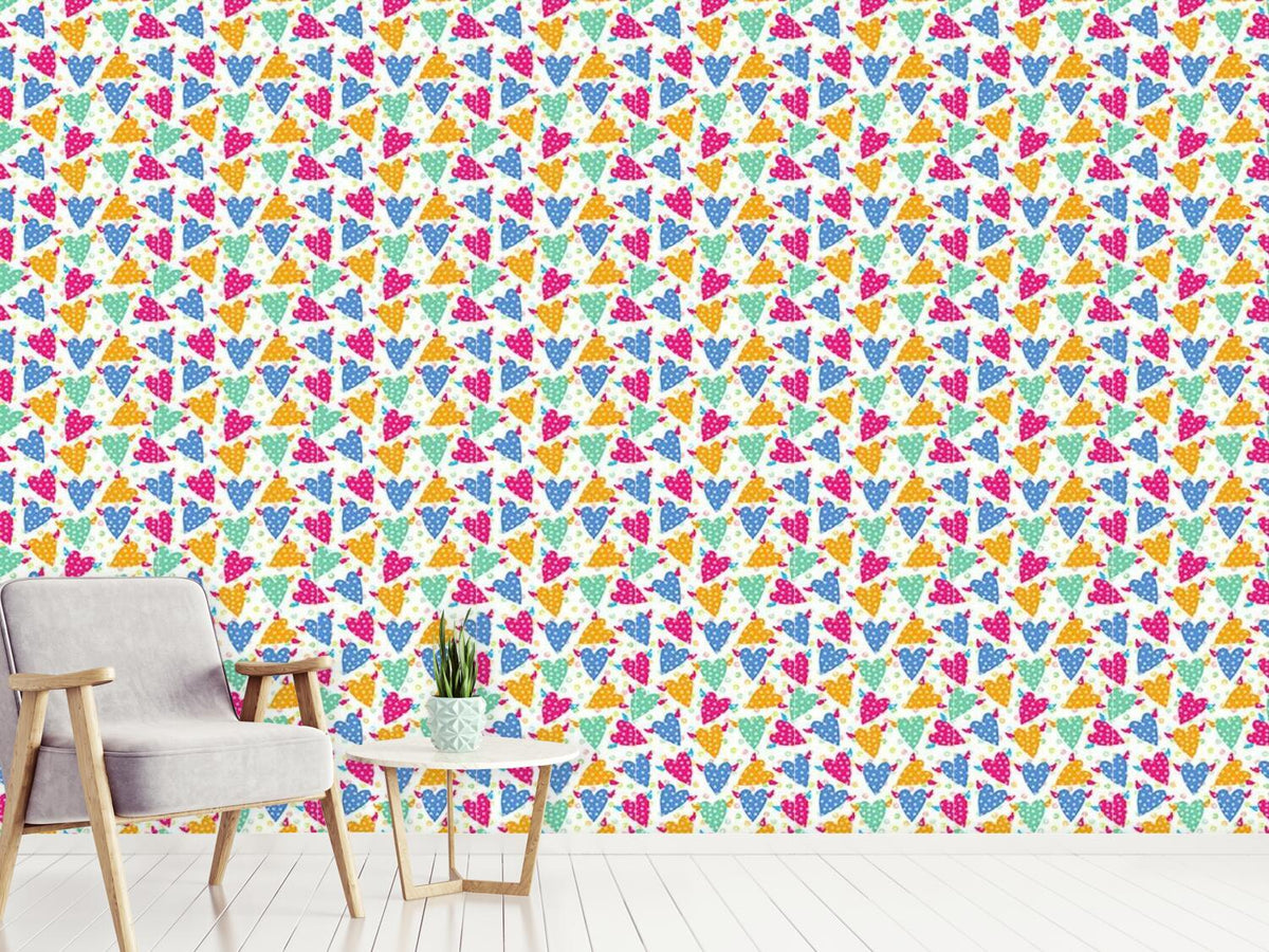 patterned-wallpaper-hundred-points-for-flying-hearts