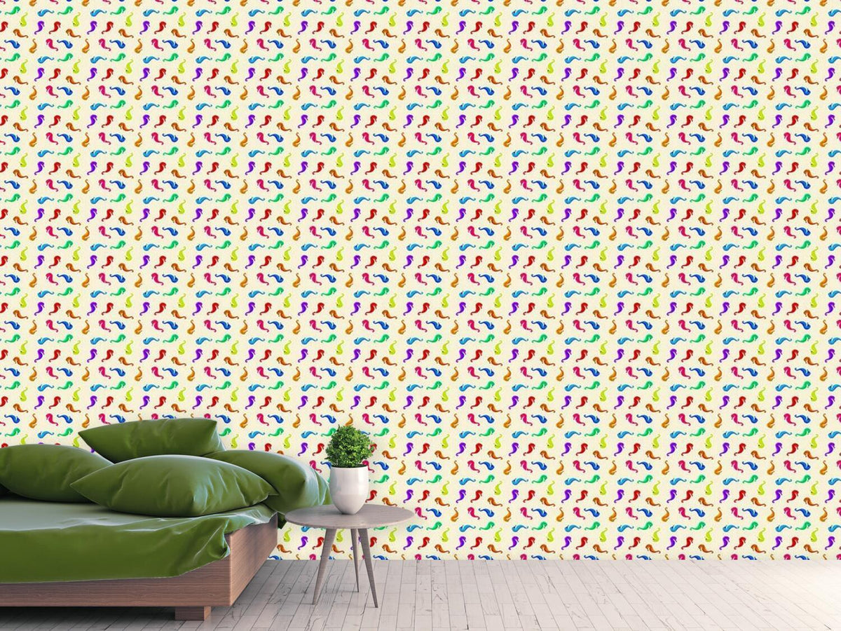 patterned-wallpaper-seahorse