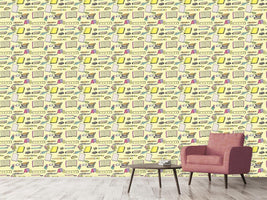 patterned-wallpaper-school-supplies
