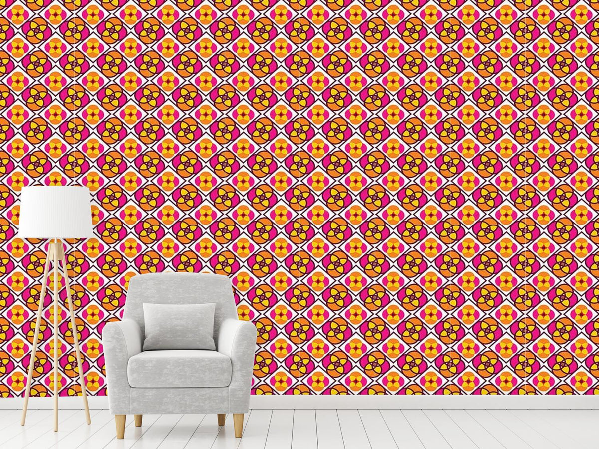 patterned-wallpaper-flower-tiles