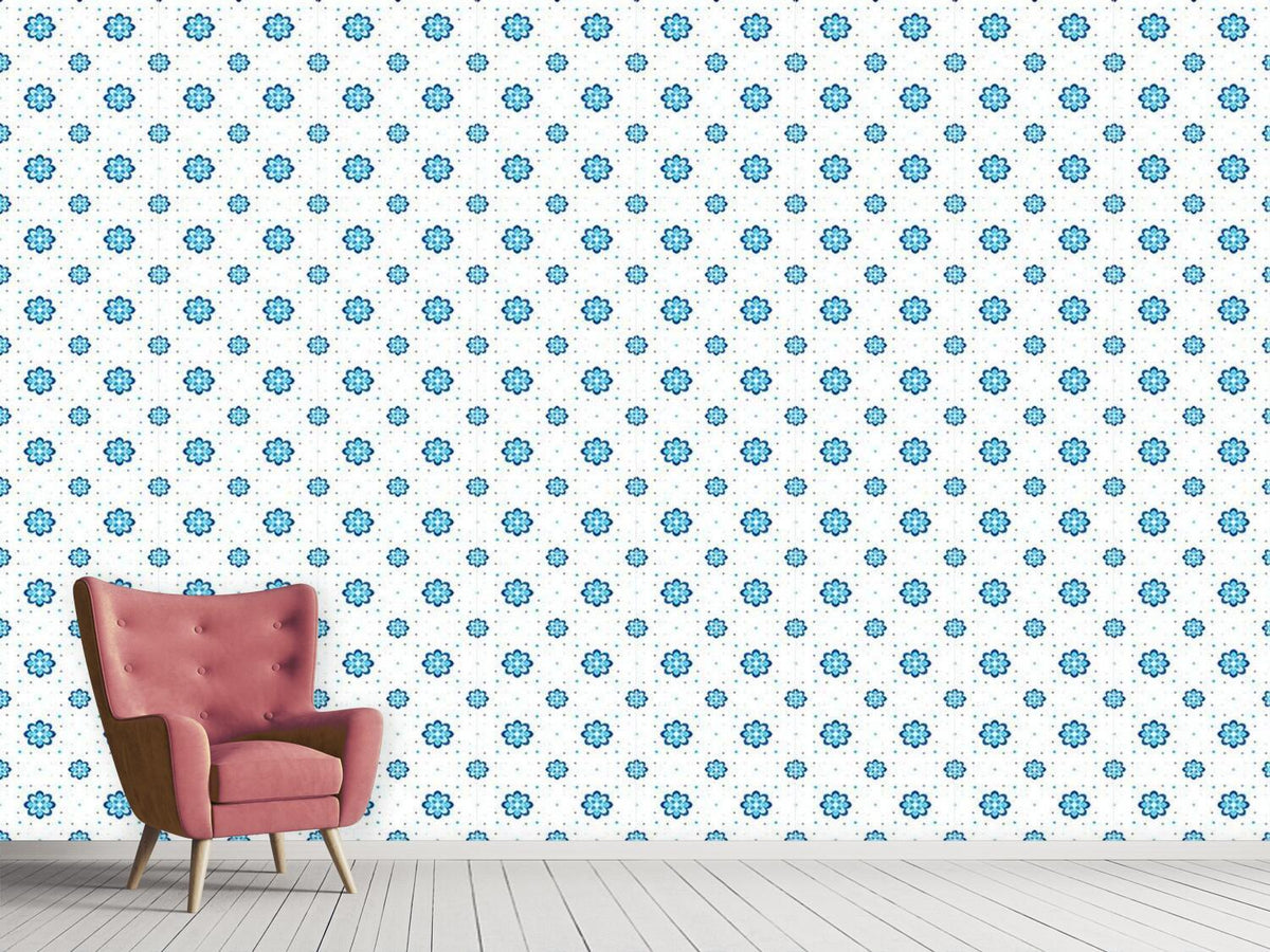 patterned-wallpaper-cornflowers