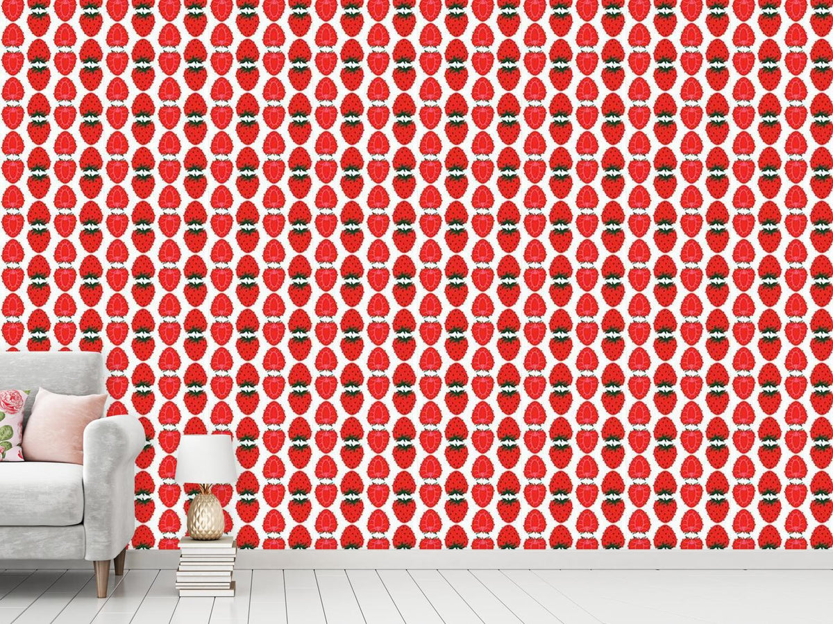 patterned-wallpaper-strawberries-half-and-full