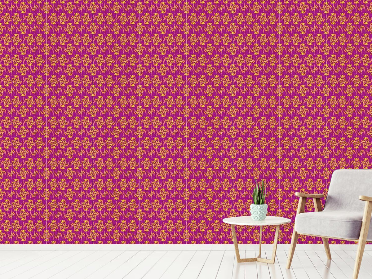 patterned-wallpaper-tribal-fish