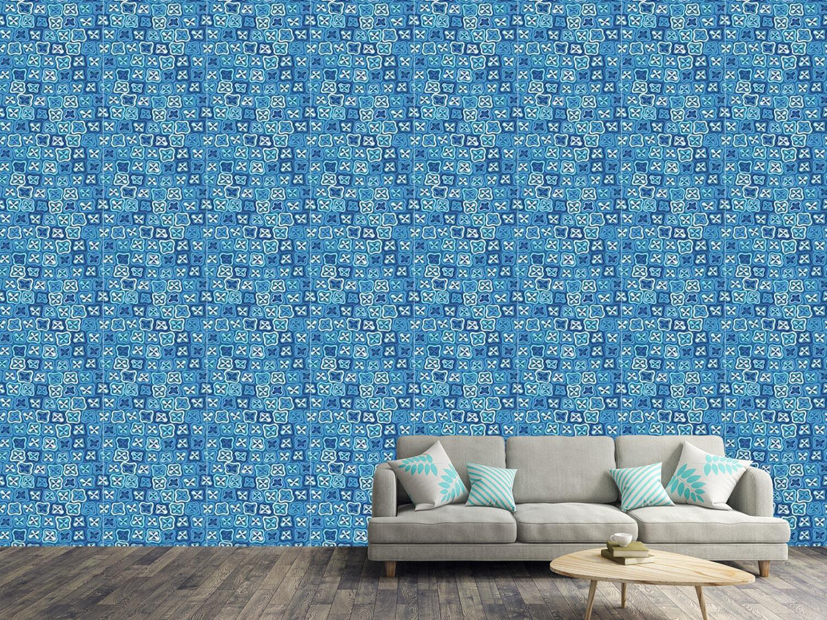 patterned-wallpaper-floral-crossover-mosaic