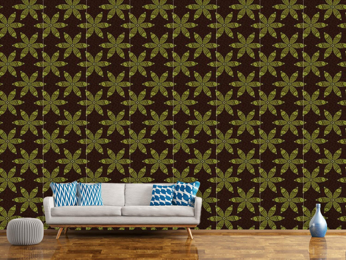patterned-wallpaper-autumny-flower-movement