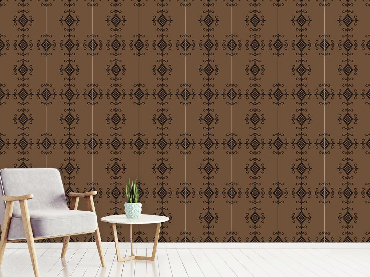 patterned-wallpaper-gothic-brown