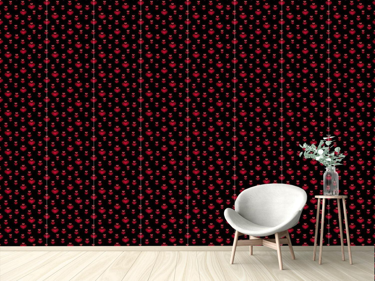 patterned-wallpaper-heart-beat