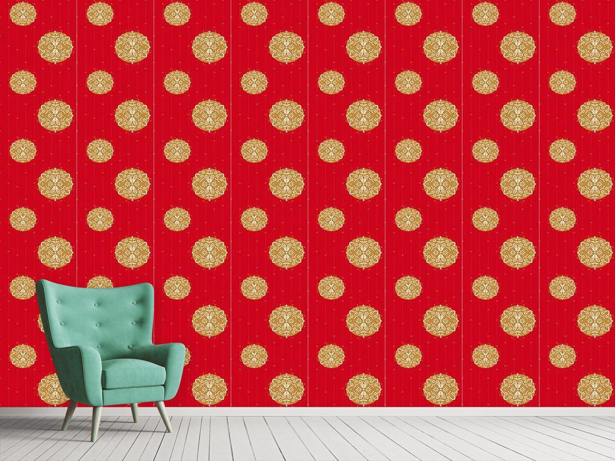patterned-wallpaper-ornaments-for-christmas