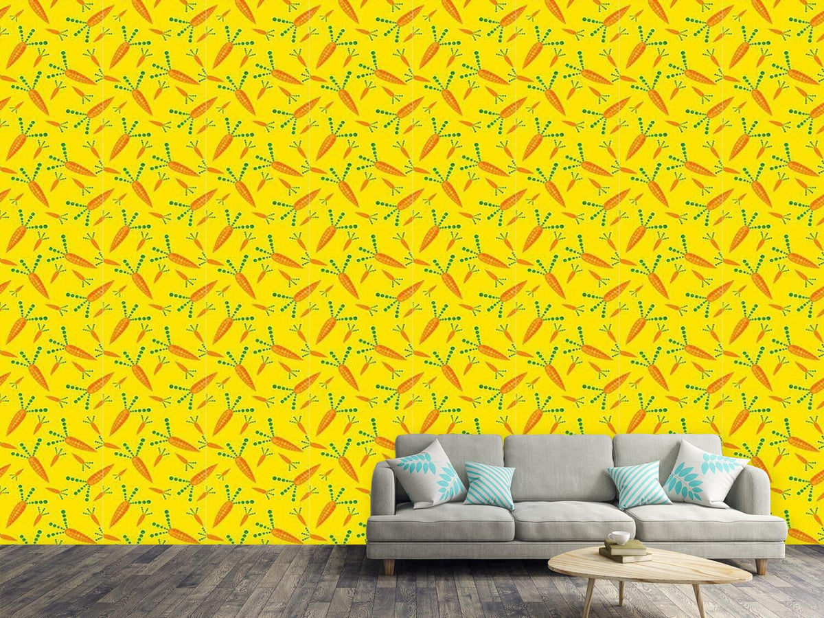 patterned-wallpaper-funky-carrots