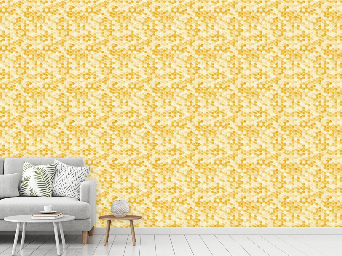 patterned-wallpaper-queen-of-the-honeycomb