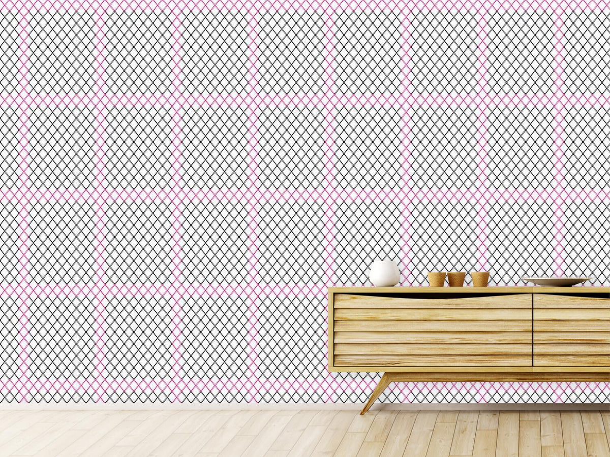 patterned-wallpaper-criss-crosses