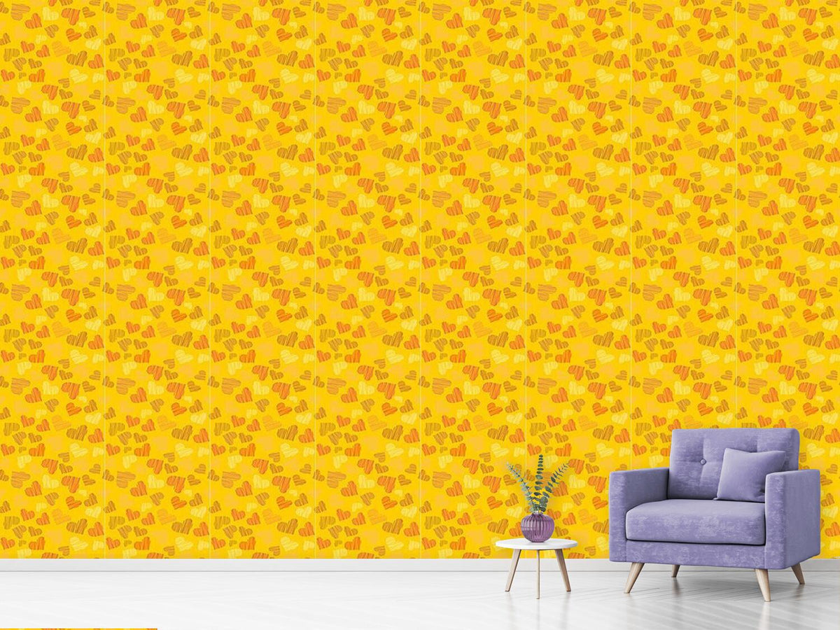 patterned-wallpaper-fine-lined-sunshine-hearts