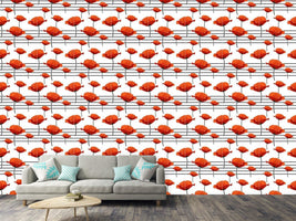 patterned-wallpaper-melody-of-the-poppy-flowers