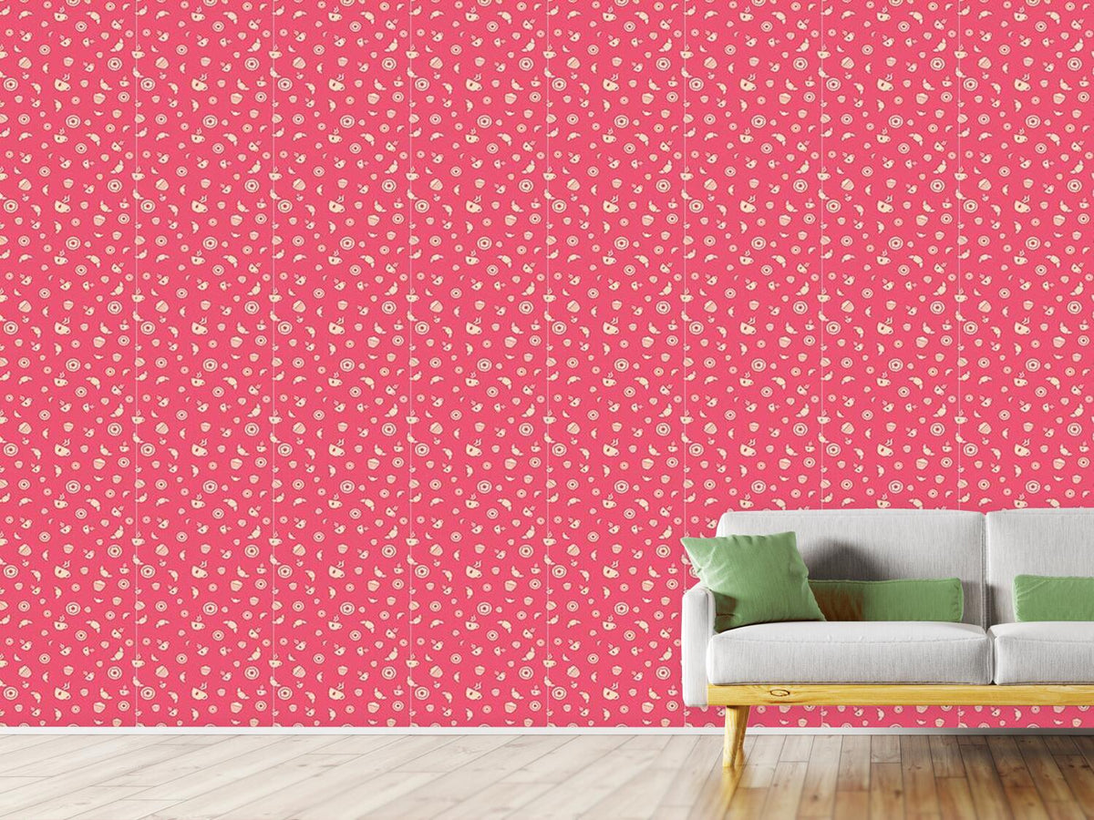 patterned-wallpaper-tea-time